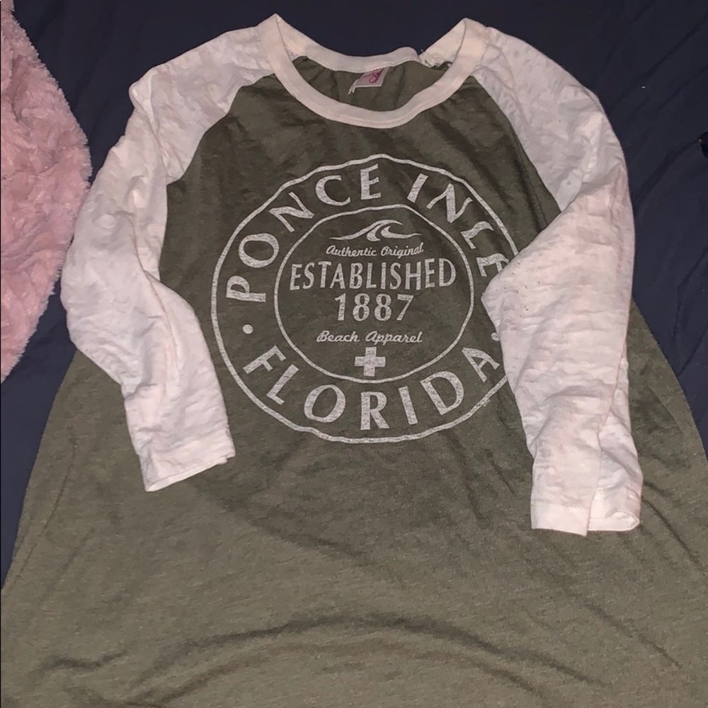 Ponce inlet Baseball tee